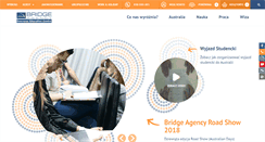 Desktop Screenshot of bridgeagency.pl