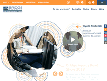 Tablet Screenshot of bridgeagency.pl